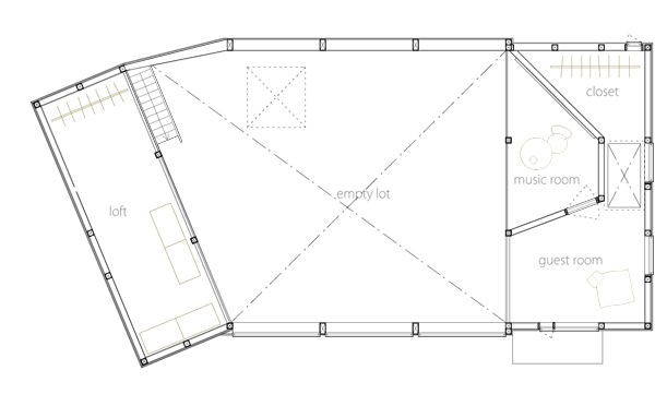 On Design-House with empty lot- Plano 